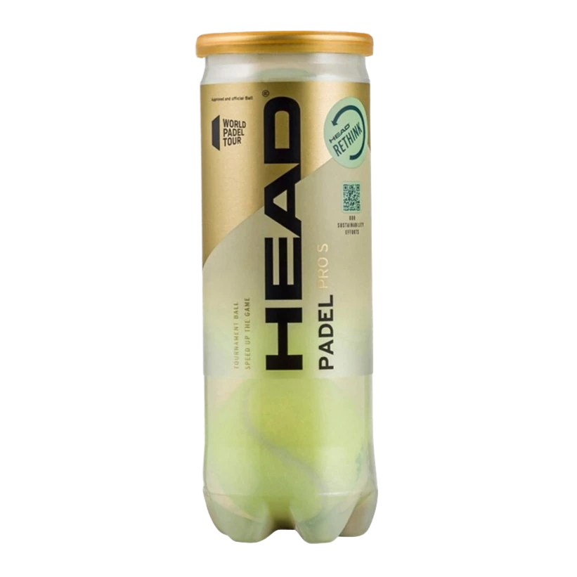 HEAD PADEL PRO S | Bote De 3 Pelotas