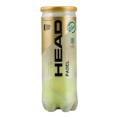 HEAD PADEL PRO S | Bote De 3 Pelotas